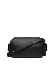 COCCINELLE CAMPUS Schultertasche aus geh&auml;mmertem Leder Schwarz - Damentaschen - 2