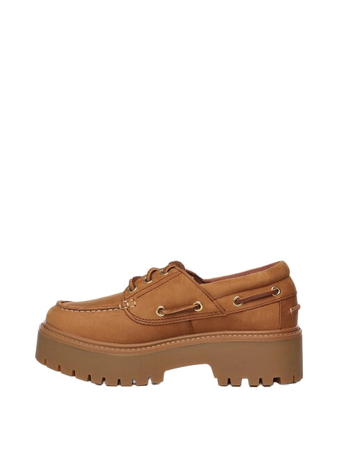 STONE STREET Lederschuhe Rostfarbenes Nubuk - Damenschuhe