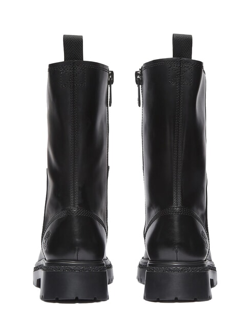 CAMBRIA VALLEY Lederstiefel schwarzes Vollkorn - Damenschuhe