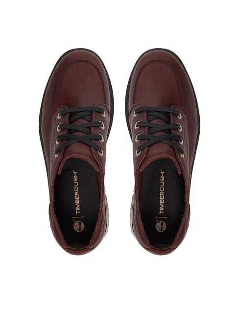 CAMBRUA VALLEY Lederschuhe Burgunderrotes Vollkorn - Damenschuhe