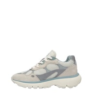TIMBERLAND HAZEL LANE LOW  nat&uuml;rliches Netzgewebe in Hellblau - Damenschuhe - 3