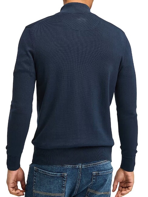 WILLIAMS RIVER Pullover mit Rei&szlig;verschluss dunkler Saphir/dunkler Denim - Herrenpullover