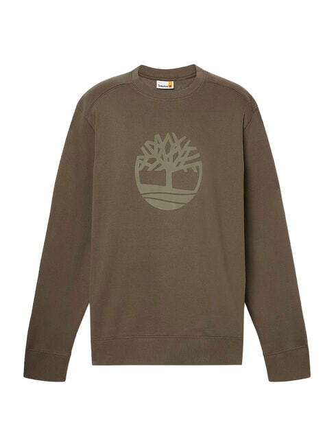 TREE LOGO Sweatshirt mit Rundhalsausschnitt Grabblatt - Sweatshirts Herren