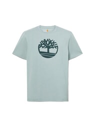 TIMBERLAND KBEC RIVER Kurzarm-T-Shirt Silberblau - Herren-T-Shirts - 3