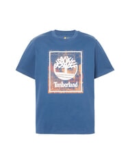 TIMBERLAND FRONT SEASONAL STACK Baumwoll-T-Shirt Ozean - Herren-T-Shirts - 3