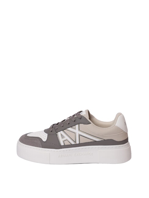 AX LOGO Plateau-Sneaker Braunbarsch + Sand - Damenschuhe