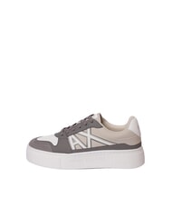 ARMANI EXCHANGE AX LOGO Plateau-Sneaker Braunbarsch + Sand - Damenschuhe - 2