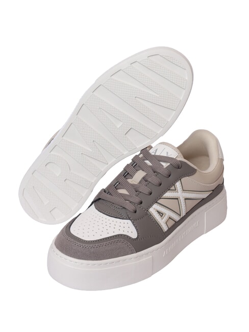 AX LOGO Plateau-Sneaker Braunbarsch + Sand - Damenschuhe