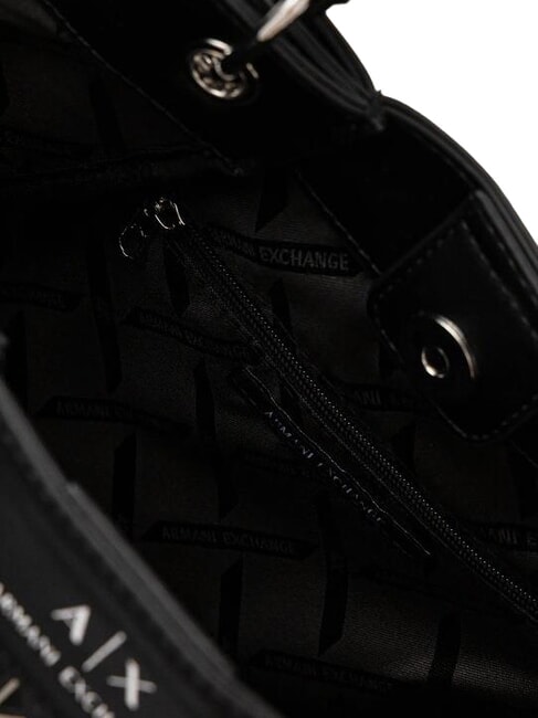 A|X Handtasche mit Schulterriemen Brauner Barsch / Schwarz - Damentaschen