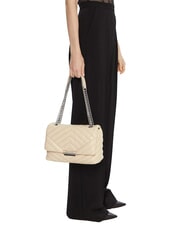 ARMANI EXCHANGE QUILTED Schulter-/Umh&auml;ngetasche Schlucht - Damentaschen - 5