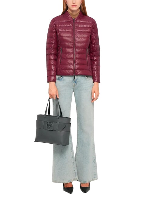 A|X BUCKLE Schulter-Shopper-Tasche K&uuml;hlstahl - Damentaschen