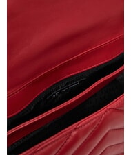 ARMANI EXCHANGE QUILTED Schulter-/Umh&auml;ngetasche rote Dahlie - Damentaschen - 4