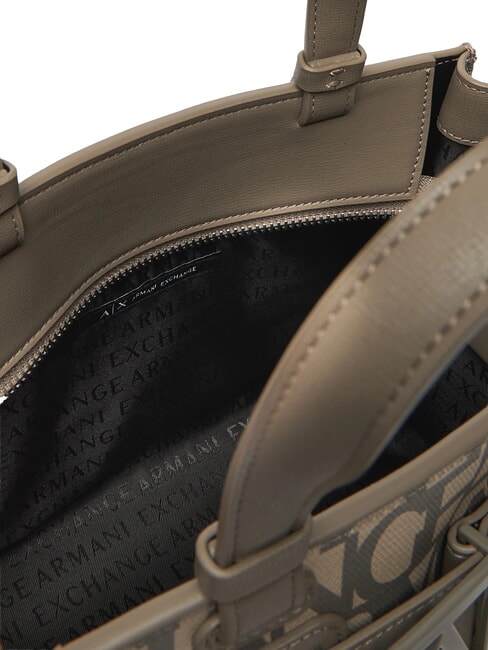 LOGO ALL OVER Kleine Tasche mit Schultergurt Klangsand / brauner Bass - Damentaschen