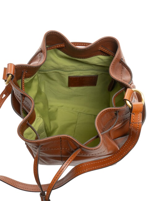 LETIZIA Lederbeutel BRAUN - Damentaschen