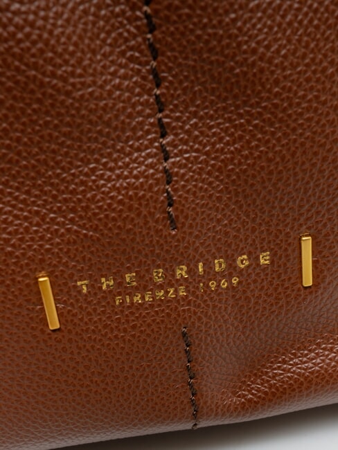 LETIZIA Lederbeutel BRAUN - Damentaschen