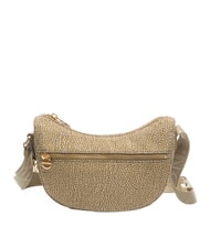 BORBONESE HOBO LUNA MINI ECO LINE Schultertasche Olive - Damentaschen - 3