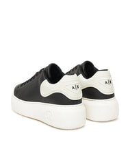 ARMANI EXCHANGE SUPER MINI-TUMBLED Turnschuhe schwarz + cremewei&szlig; - Damenschuhe - 3