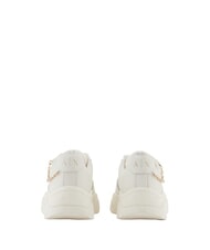 ARMANI EXCHANGE A|X Chain  Ledersneakers Cremewei&szlig; + Cremewei&szlig; - Damenschuhe - 3