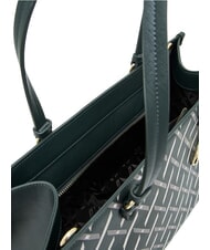 ARMANI EXCHANGE A|X LOGO ALL OVER Schultertasche mit Schultergurt Beat Green / Beat Green - Damentaschen - 4