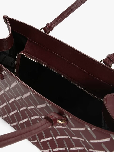 A|X LOGO ALL OVER Schultertasche mit Schultergurt Nut / Nut - Damentaschen