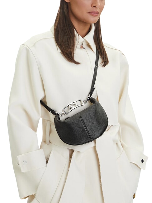 A|X SAFFIANO Mini-Schultertasche Schwarz - Damentaschen