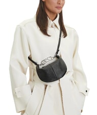 ARMANI EXCHANGE A|X SAFFIANO Mini-Schultertasche Schwarz - Damentaschen - 5