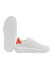 LOVE MOSCHINO ECLIPSE 50 Ledersneakers wei&szlig;/rot - Damenschuhe - 5