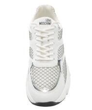 LOVE MOSCHINO STARDUST 60 Damen-Sneaker silber/wei&szlig;/silber - Damenschuhe - 4