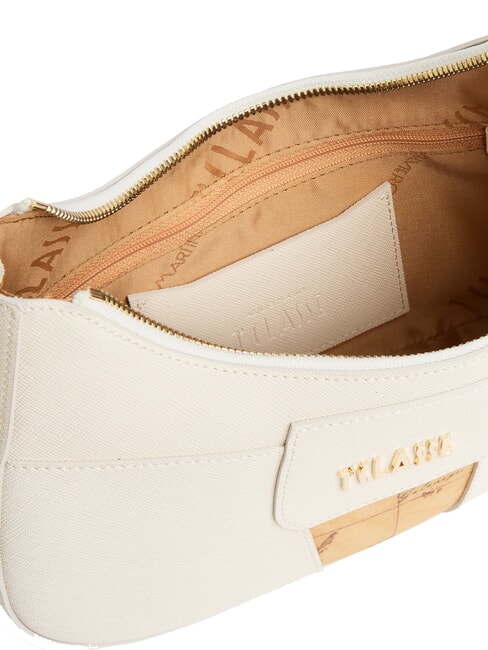 BLOO CITY halbmondf&ouml;rmige Schultertasche Elfenbein - Damentaschen