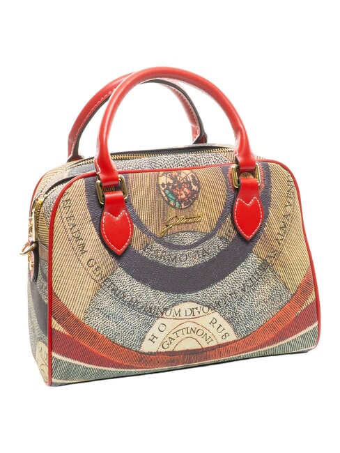 PLANETARIUM Mittelgro&szlig;e Kuppeltasche mit Schultergurt klassisch/ koralle - Damentaschen