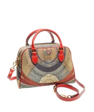 GATTINONI PLANETARIUM Mittelgro&szlig;e Kuppeltasche mit Schultergurt klassisch/ koralle - Damentaschen - 2