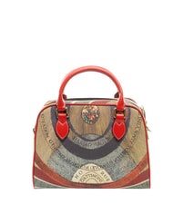 GATTINONI PLANETARIUM Mittelgro&szlig;e Kuppeltasche mit Schultergurt klassisch/ koralle - Damentaschen - 4