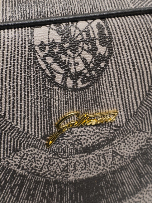 PLANETARIUM Mittelgro&szlig;e Kuppeltasche mit Schultergurt monochrom hellgrau/schwarz - Damentaschen