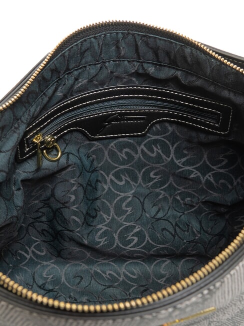 PLANETARIUM Umh&auml;ngetasche monochrom hellgrau/schwarz - Damentaschen