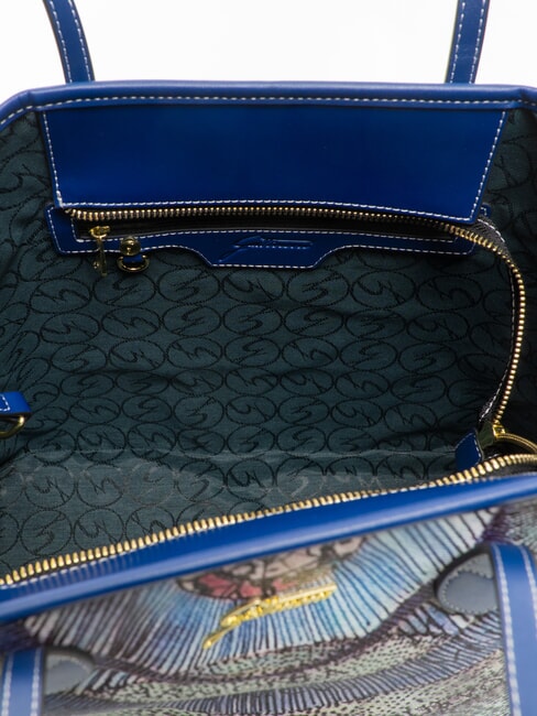 PLANETARIUM Mittelgro&szlig;e Einkaufstasche Aquamarin/Marineblau - Damentaschen