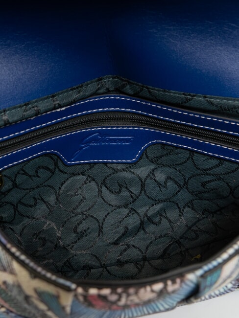 PLANETARIUM Umh&auml;ngetasche Aquamarin/Marineblau - Damentaschen