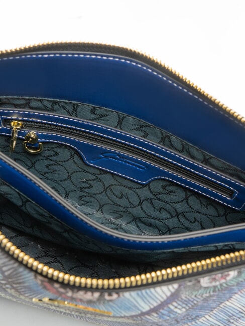 PLANETARIUM Umh&auml;ngetasche Aquamarin/Marineblau - Damentaschen