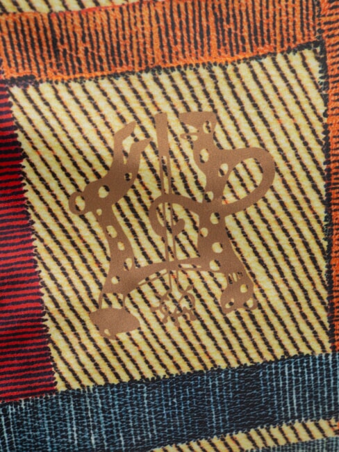 MAYA Maxi-Schultertasche kariert/schwarz - Damentaschen