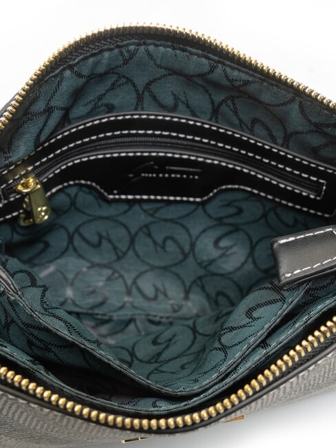 PLANETARIUM Umh&auml;ngetasche monochrom hellgrau/schwarz - Damentaschen