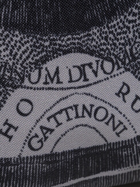 MAYA Maxi-Schultertasche monochrom hellgrau/schwarz - Damentaschen