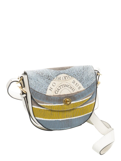 PLANETARIUM Mini-Schultertasche Mond/Wei&szlig; - Damentaschen