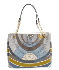 GATTINONI PLANETARIUM Umh&auml;ngetasche Mond/Wei&szlig; - Damentaschen - 4