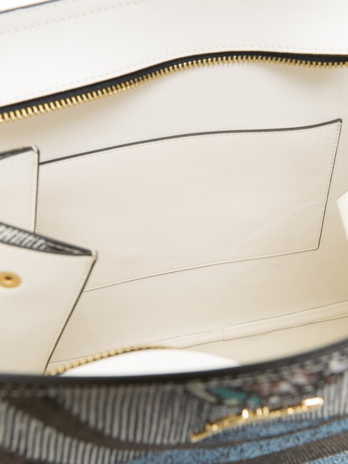 PLANETARIUM Umh&auml;ngetasche Mond/Wei&szlig; - Damentaschen