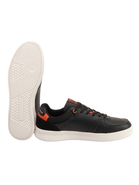 OCEAN Turnschuhe schwarz-orange - Herrenschuhe