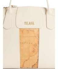 ALVIERO MARTINI PRIMA CLASSE BLOO CITY Handtasche mit Schulterriemen Elfenbein - Damentaschen - 3