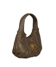 LOVE MOSCHINO EMBOSSED Schultertasche mit Schultergurt Dreck - Damentaschen - 2