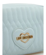 LOVE MOSCHINO BUBBLY LOVE Mini-Schultertasche hellblau - Damentaschen - 3