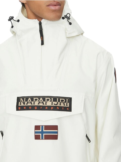 RAINFOREST NEXT SUM Kapuzenjacke wei&szlig;er Reiher - Herrenjacken