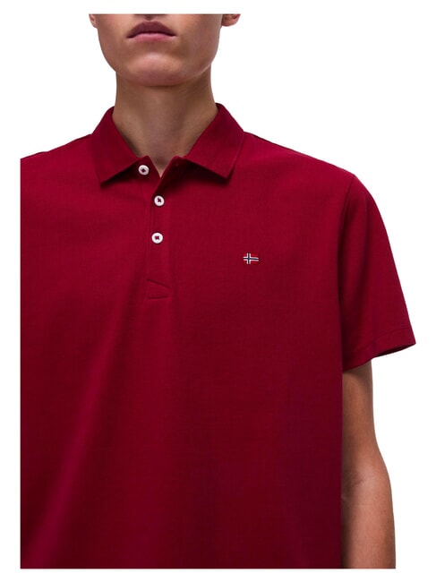 EALIS Pole Tibetisches Rot - Herren-Polo-Shirts/Herren-Polo-Shirt/Herrenpoloshirt/Herrenpoloshirts