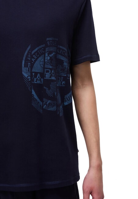 S-VANNI Baumwoll-T-Shirt blu marine - Herren-T-Shirts